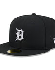 Detroit Tigers Rhinestone Badge Black 59Fifty Fitted