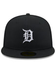 Detroit Tigers Rhinestone Badge Black 59Fifty Fitted