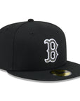 Boston Red Sox Rhinestone Badge Black 59Fifty Fitted
