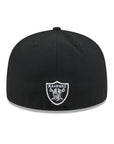 Las Vegas Raiders Rhinestone Badge Black 59Fifty Fitted