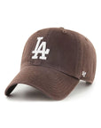 Los Angeles Dodgers Brown On White '47 Brand Clean Up