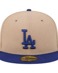 Los Angeles Dodgers Camel Royal 2 Tone 59Fifty Fitted