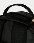 SprayGround Blacked Out Embossed Gold Tooth DLXSV Backpack