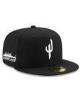CrownMinded X LA Arabic City Skyline SP Black On White 59Fifty Fitted