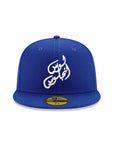 CrownMinded X Los Angeles Arabic Calligraphy Est. 1781 SP Royal On White 59Fifty Fitted