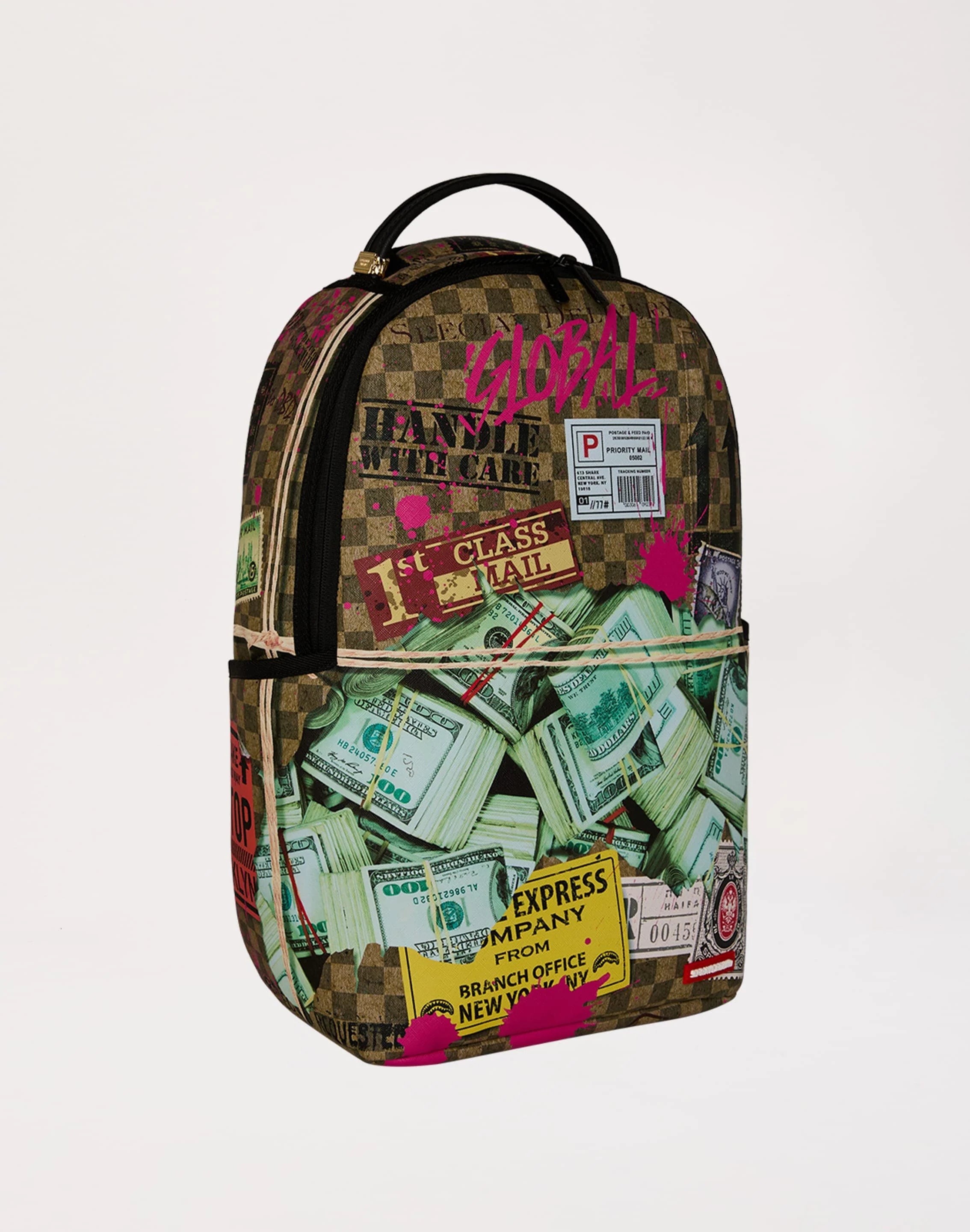 SprayGround Torn Packaging RMX DLXSV Backpack – CROWN MINDED