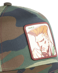 CAPSLAB X Street Fighter Guile Camo Trucker Hat