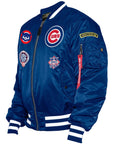 New Era X Alpha Industries Chicago Cubs Bomber Jacket