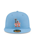 Los Angeles Dodgers Sky Blue USA 250th Anniversary SP 59Fifty Fitted