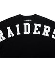 Pro Standard Las Vegas Raiders Wingspan Drop Shoulder Black White Tee