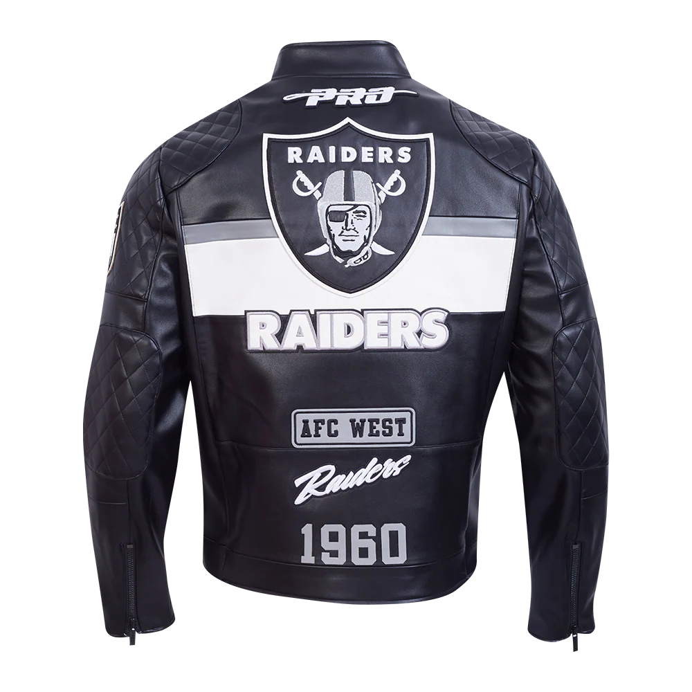 Pro Standard Las Vegas Raiders Moto Jacket – CROWN MINDED