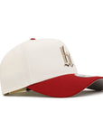 Houston Old English H Chrome Dark Red 9Forty A-Frame Snapback