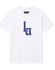 CrownMinded X Los Angeles The Standard LA Monogram Graphic Tee – White