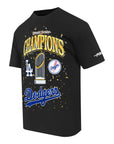 Pro Standard Los Angeles Dodgers 2025 World Series Champions Black Tee