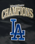 Pro Standard Los Angeles Dodgers 2025 World Series Champions Satin Black Jacket