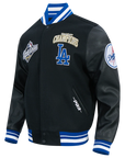 Pro Standard Los Angeles Dodgers 2025 World Series Champions Black Wool Varsity Jacket