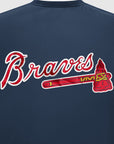 Starter Atlanta Braves Satin Full-Snap Varsity Jacket