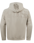 Pro Standard San Diego Padres Wingspan Drop Shoulder Taupe Tonal Hoody
