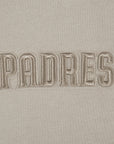 Pro Standard San Diego Padres Wingspan Drop Shoulder Taupe Tonal Hoody