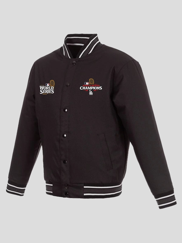 Los Angeles Dodgers Eight-Time World Series Champions Black Poly