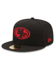 San Francisco 49ers Black Alternate 59Fifty Fitted Hat