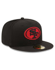 San Francisco 49ers Black Alternate 59Fifty Fitted Hat