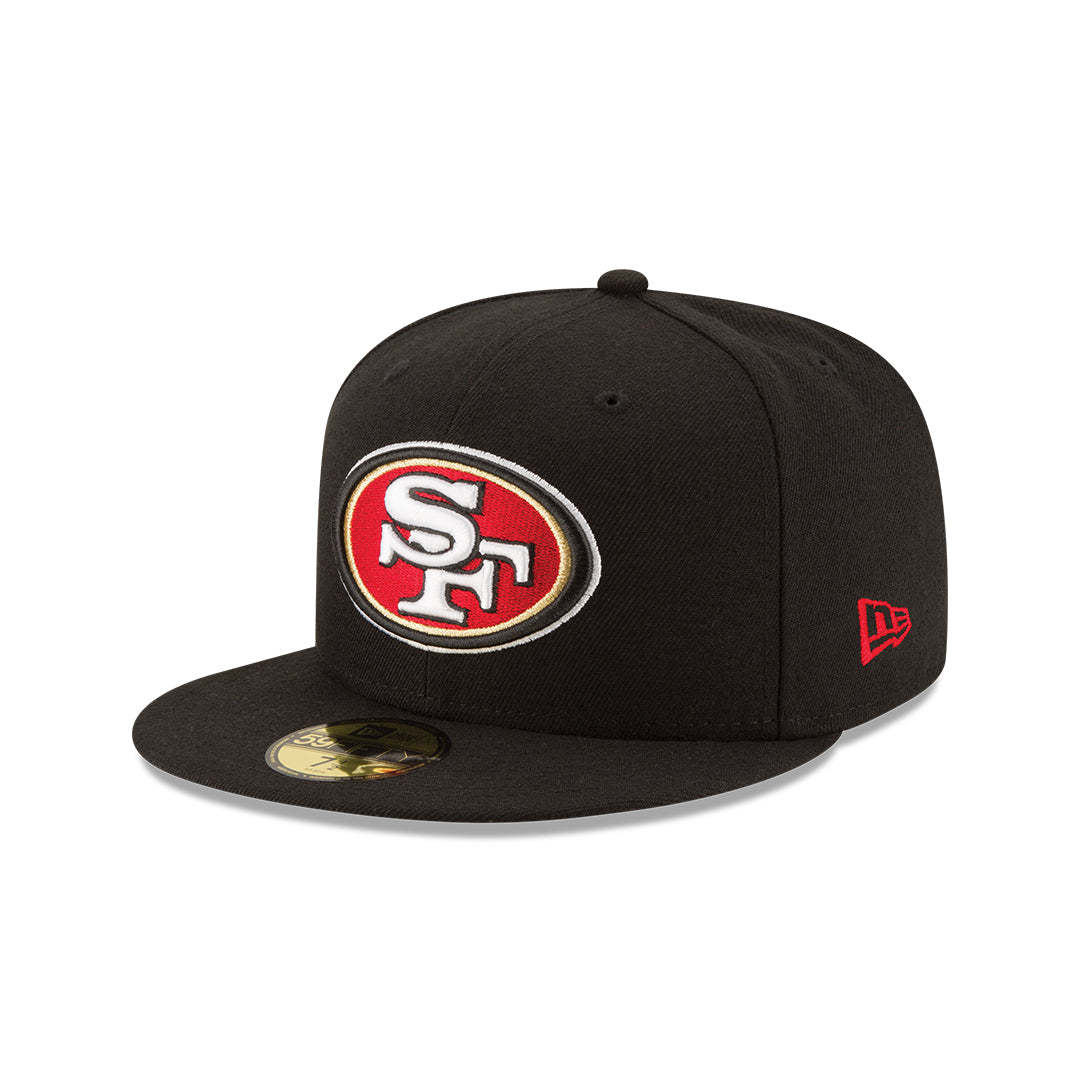 San Francisco 49ers Black 59Fifty Fitted Hat – CROWN MINDED