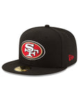 San Francisco 49ers Black 59Fifty Fitted Hat