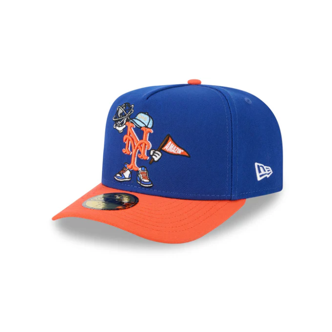 New York Mets Cartoon Team Color 9Fifty A-Frame Snapback