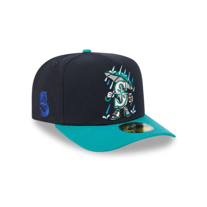 Seattle Mariners Cartoon Team Color 9Fifty A-Frame Snapback