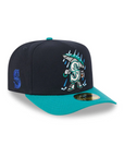 Seattle Mariners Cartoon Team Color 9Fifty A-Frame Snapback