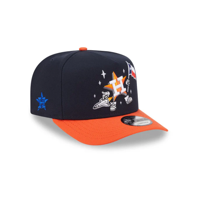 Houston Astros Cartoon Team Color 9Fifty A-Frame Snapback