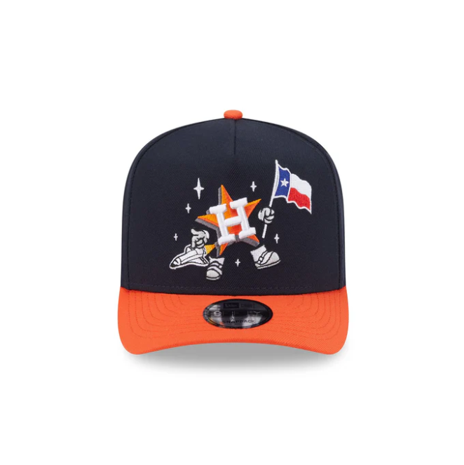Houston Astros Cartoon Team Color 9Fifty A-Frame Snapback