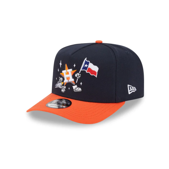 Houston Astros Cartoon Team Color 9Fifty A-Frame Snapback