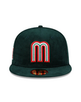 Mexico World Baseball Classic WBC Mexican Flag SP Dark Green Corduroy 59Fifty Fitted