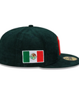 Mexico World Baseball Classic WBC Mexican Flag SP Dark Green Corduroy 59Fifty Fitted