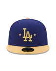 Los Angeles Dodgers 2026 Gold Collection 2025 World Series Champions Sidepatch 59Fifty Fitted