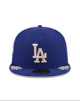 Los Angeles Dodgers Royal Wordmark Script 59Fifty Fitted