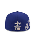 Los Angeles Dodgers Royal Wordmark Script 59Fifty Fitted