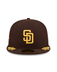 San Diego Padres Brown Wordmark Script 59Fifty Fitted