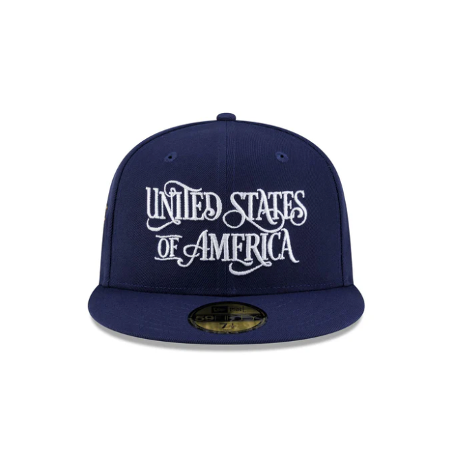 USA Script Navy 250th Anniversary SP 59Fifty Fitted – CROWN MINDED