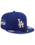Los Angeles Dodgers Royal Wordmark Script 59Fifty Fitted