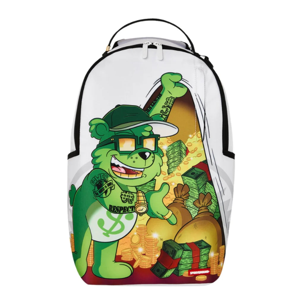 SprayGround Money Bear Stash DLXSR Backpack – CROWN MINDED