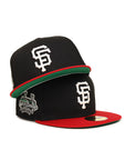 San Francisco Giants Black Scarlet Red 2 Tone Tell It Goodbye SP 59Fifty Fitted