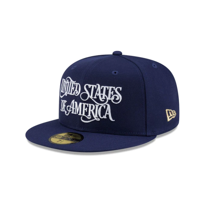 USA Script Navy 250th Anniversary SP 59Fifty Fitted – CROWN MINDED