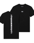 CrownMinded Twin Shot Vertical Graphic Tee - Black