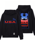 USA FIFA World Cup 2026 Team Banner Supporter Hood - Black