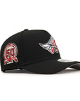 Anaheim Angels Black 50th Anniversary SP 9Forty A-Frame Snapback