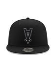 Anaheim Angels Black On White Upside Down 50th Anniversary SP 9Fifty Snapback