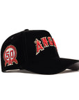 Anaheim Angels Black Velvet 50th Anniversary SP 9Forty A-Frame Snapback